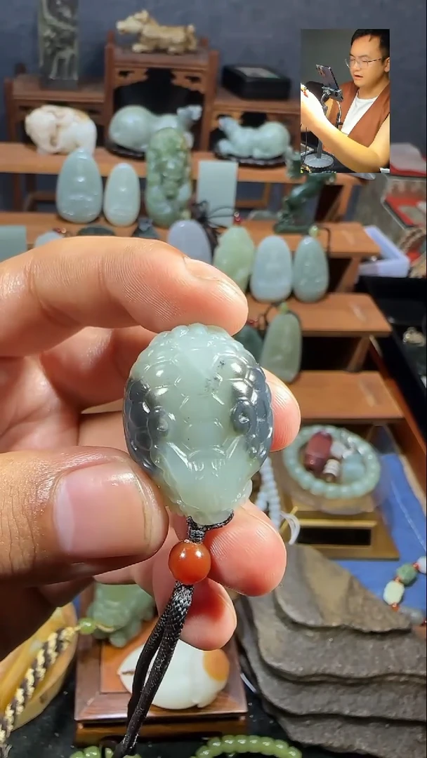 颈饰未镶嵌和田玉诗***华1