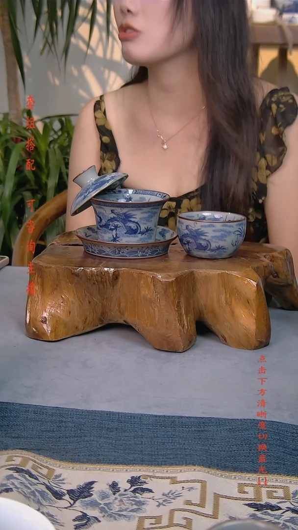 简装家用款2件套 老陶泥开片纹陶瓷茶具
