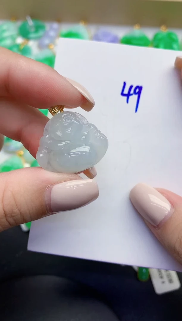 颈饰未镶嵌翡翠缅甸天然翡翠A货