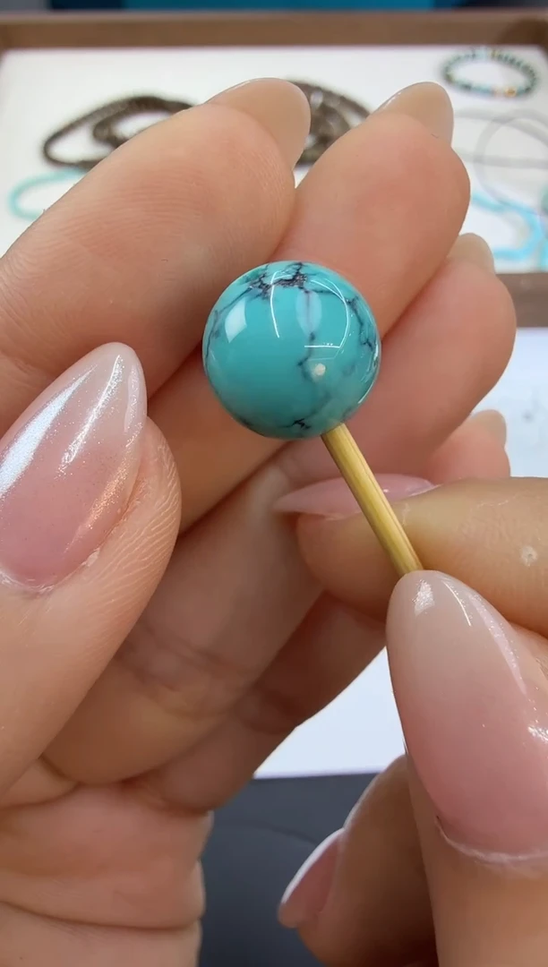 绿松石未镶嵌饰品H0812-3793-325