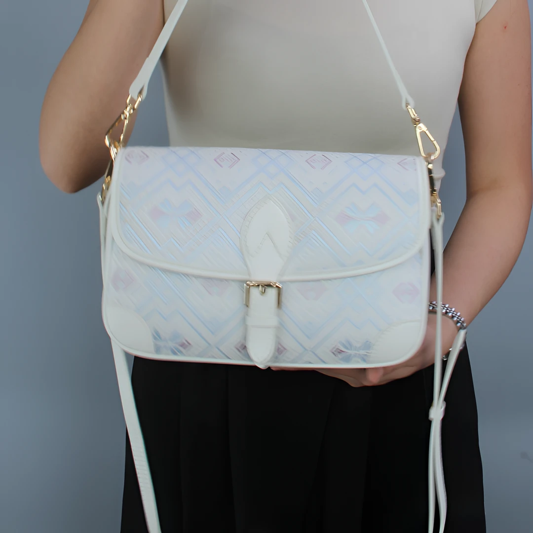 【顺丰包邮】法棍壮锦包包手提单肩时尚女士百搭蓝色轻奢休闲夏季