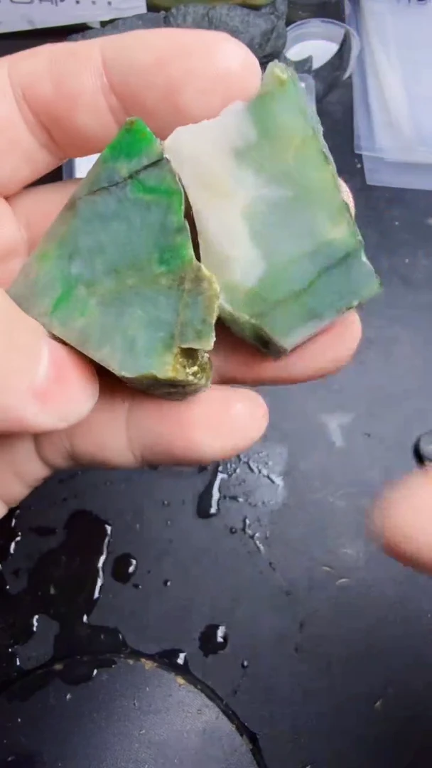 未镶嵌挂件翡翠一**舟天然翡翠145