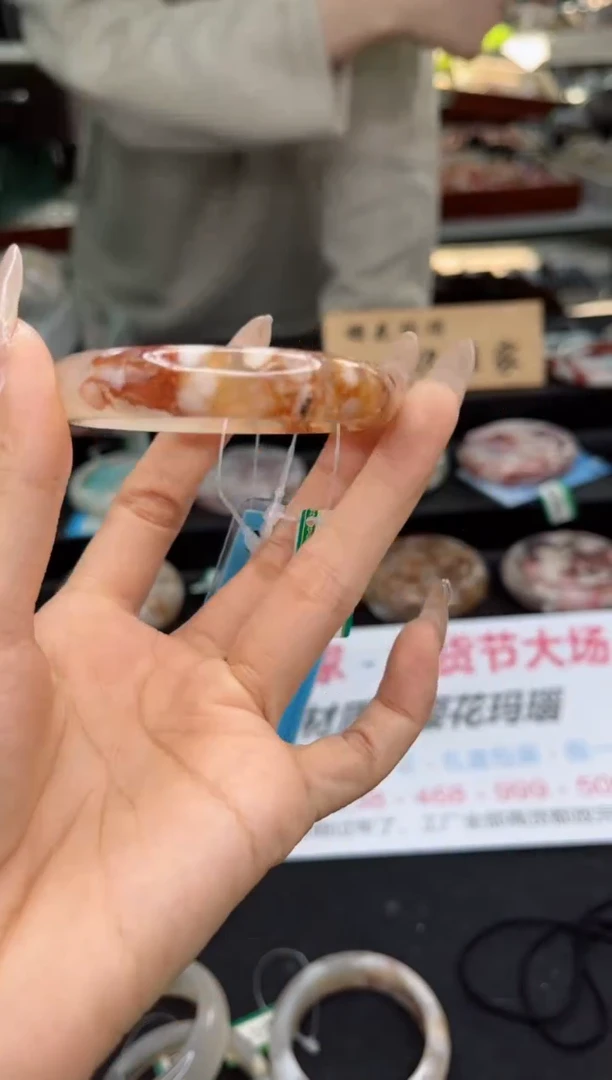 【闪购商品】石英质玉手镯未镶嵌54圈口（不退不换）381055