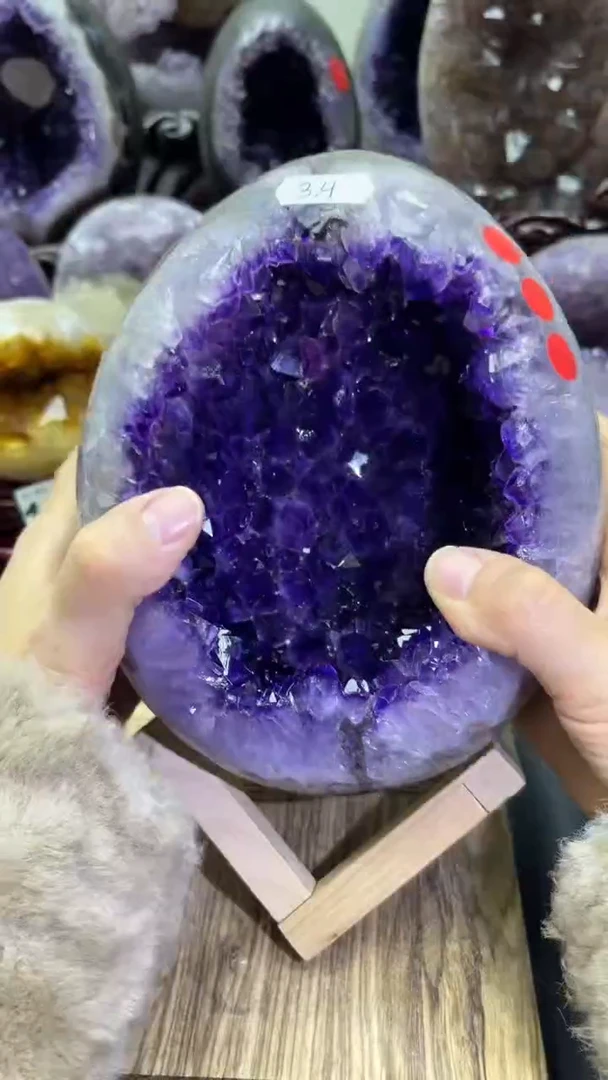 未镶嵌大型摆件（非配饰）紫晶168号龙蛋