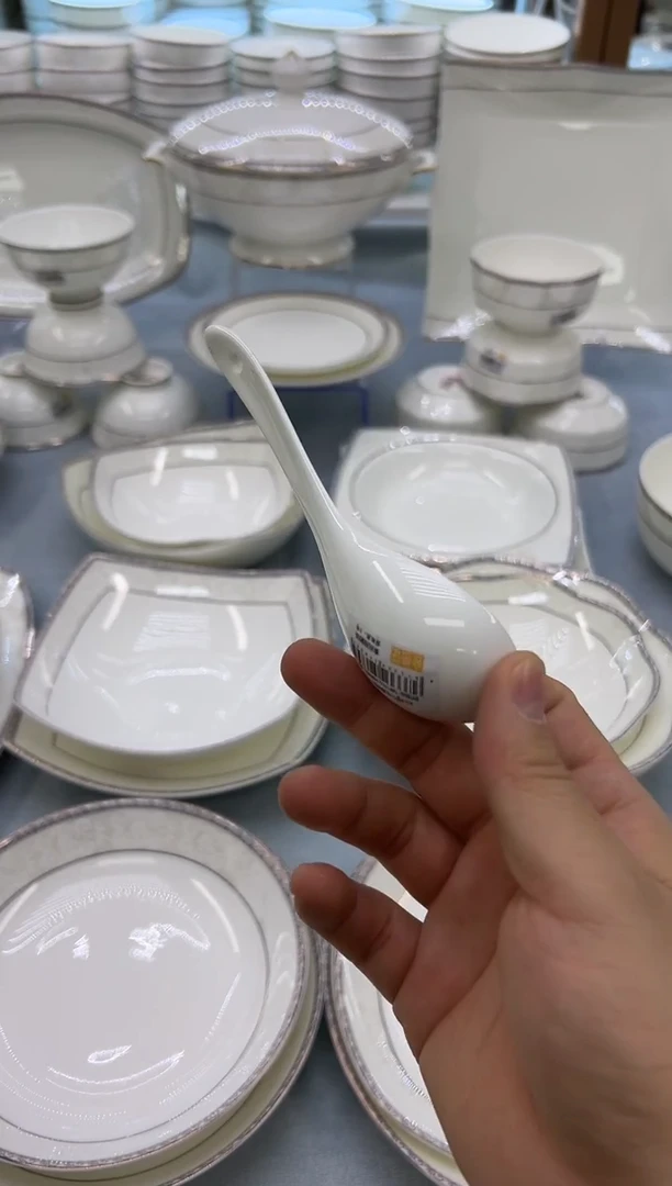 骨瓷玲珑小勺6个