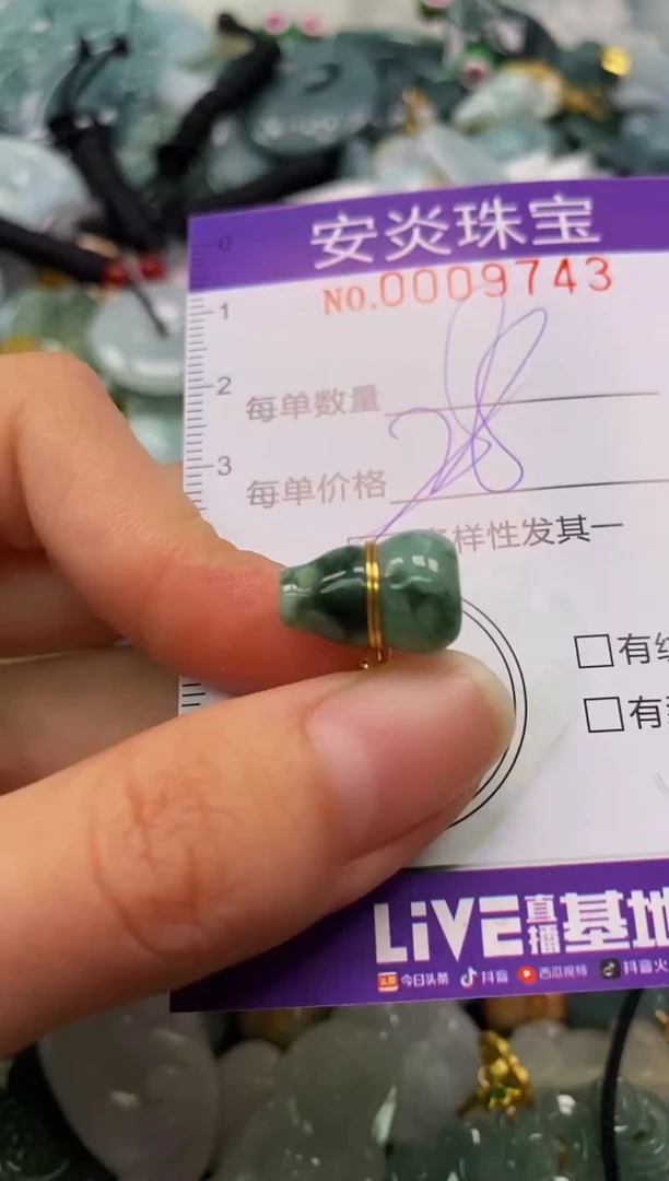 颈饰未镶嵌翡翠闪购0009743多样性发其一