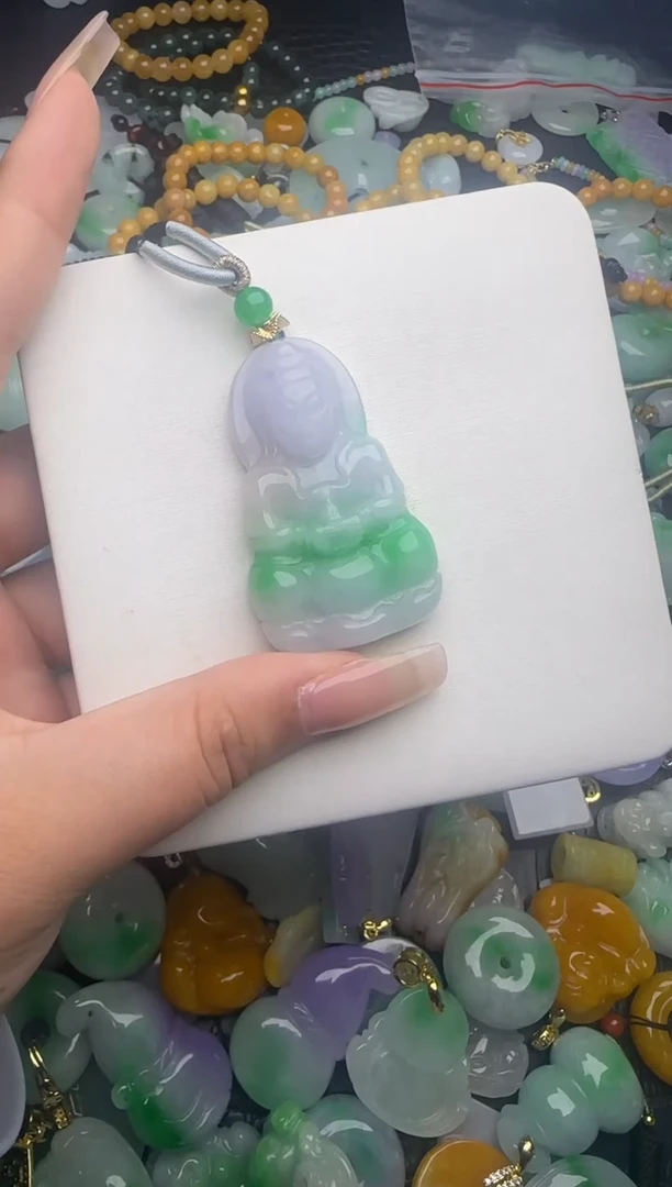 翡翠未镶嵌颈饰天然缅甸翡翠吊坠