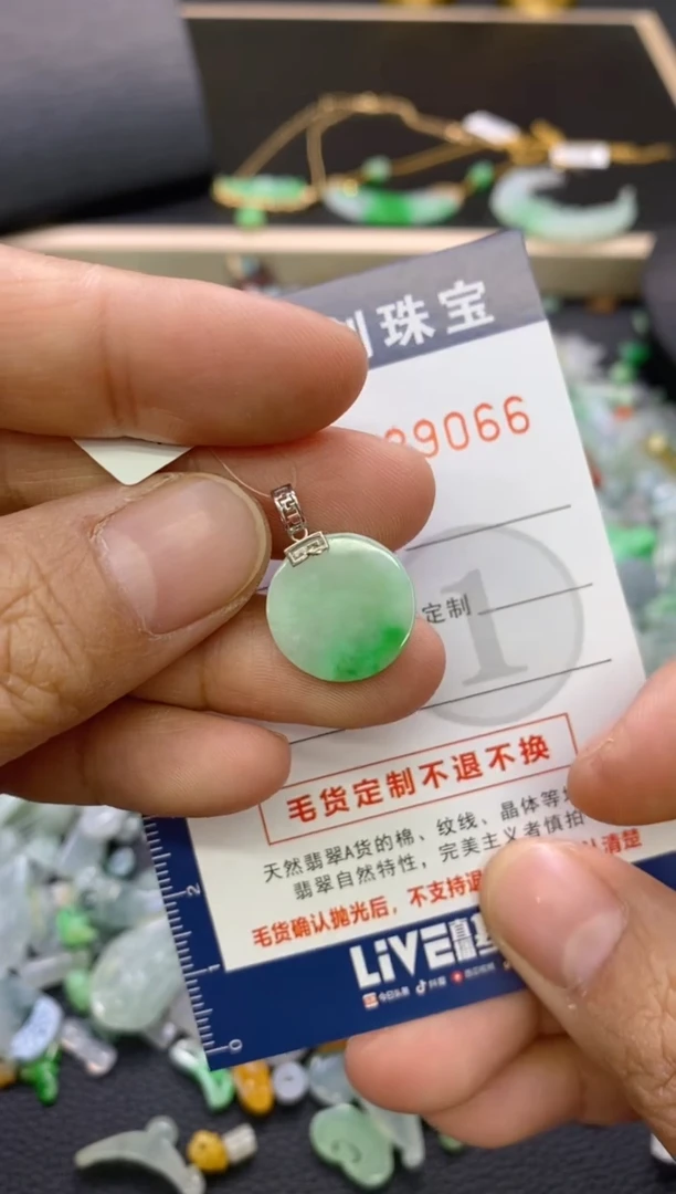 【闪购商品】翡翠颈饰未镶嵌翡翠净货29066