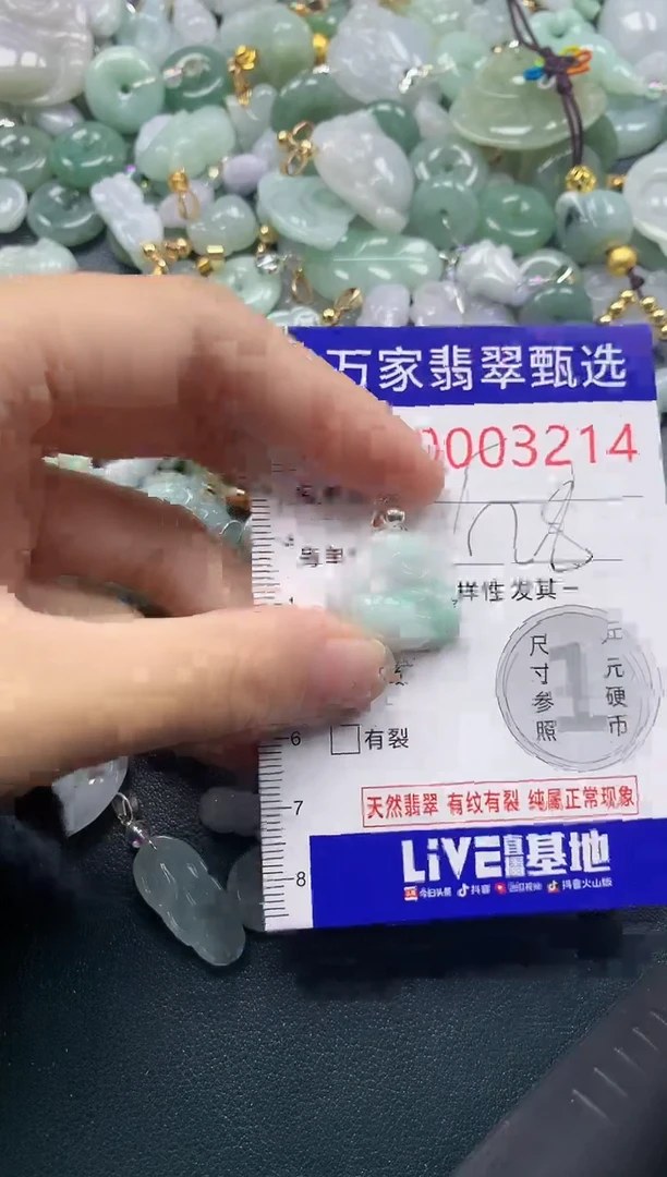 吊坠(不含链)未镶嵌翡翠3214