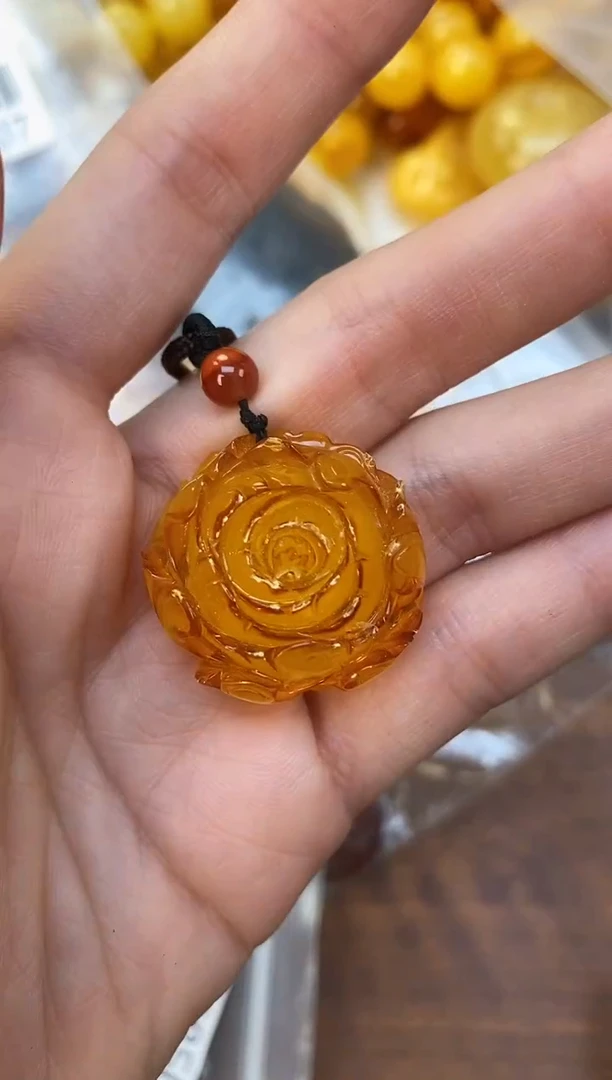 裸石琥珀未镶嵌天然琥珀蜜蜡