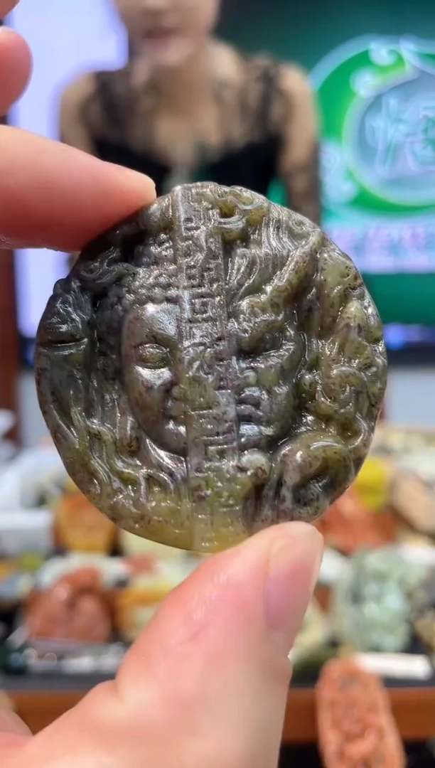 【闪购商品】岫玉吊坠未镶嵌·