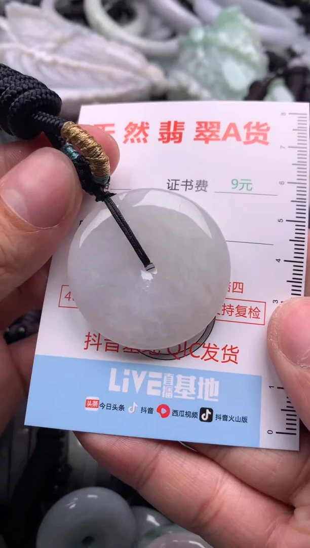 翡翠未镶嵌吊坠(不含链)1