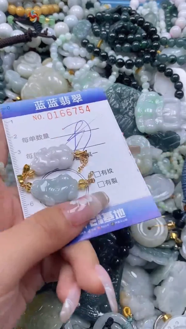 【闪购商品】翡翠颈饰未镶嵌闪购0166754多样性发其一