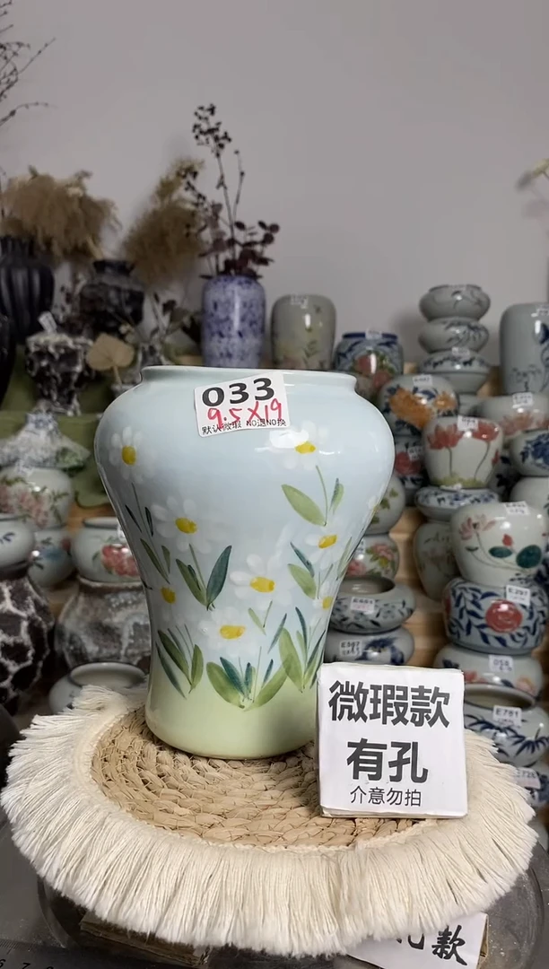 景德镇陶瓷花盆 033 陶瓷制品 默认有点误差哦~