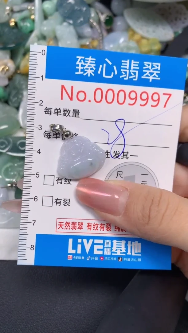 【闪购商品】翡翠颈饰未镶嵌含绳000997