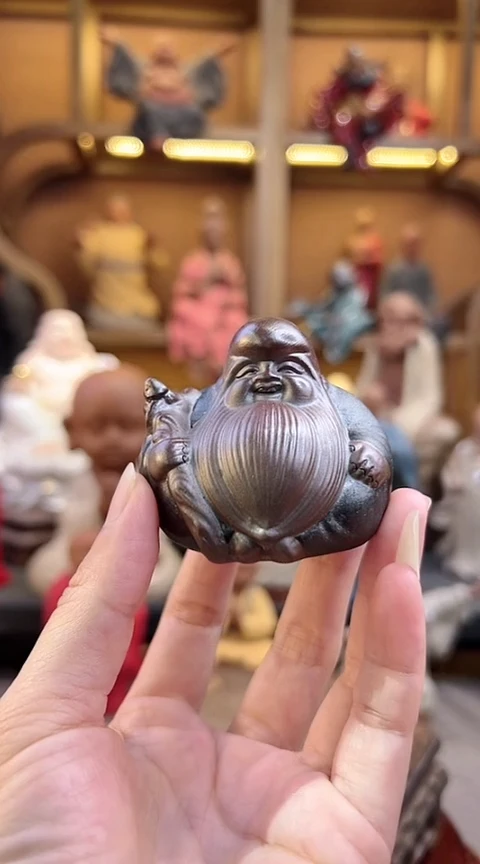 紫砂茶宠器闵茶宠摆件
