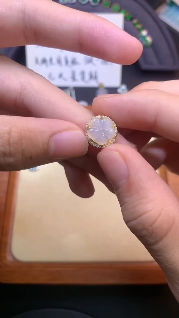 吊坠(不含链)银S925镶嵌翡翠1