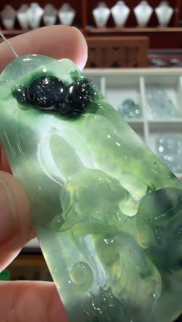 未镶嵌挂件翡翠A货翡翠多样性孤品