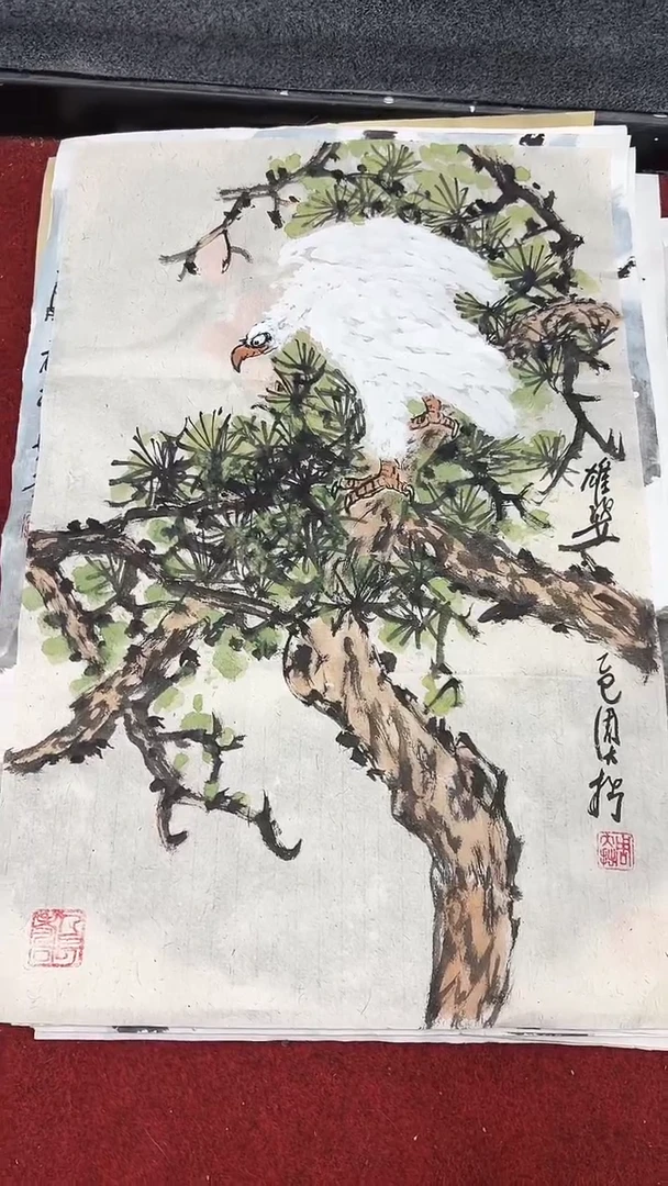 国画周大拙/国画/花鸟