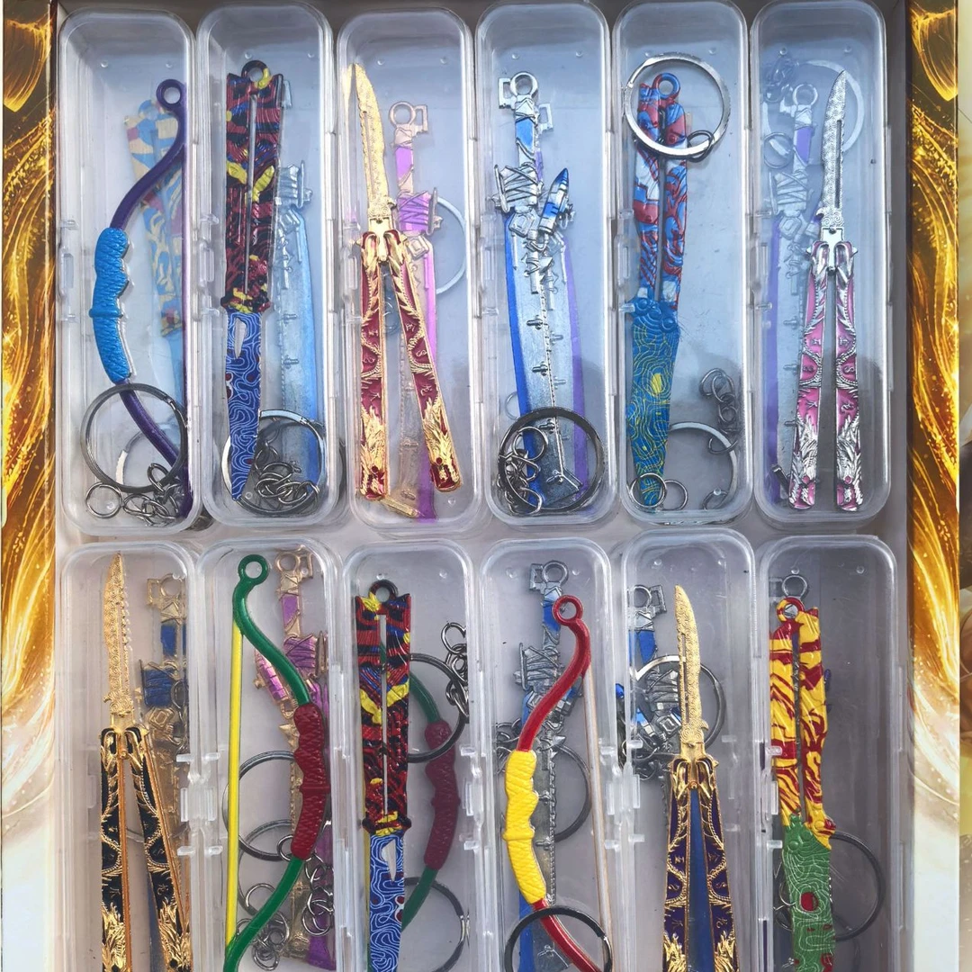 合金兵器模型玩具独立装炫彩武器模型