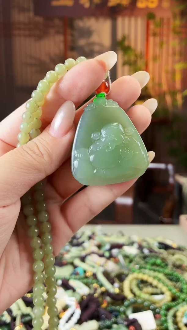 颈饰未镶嵌和田玉多样性发货拍一发一