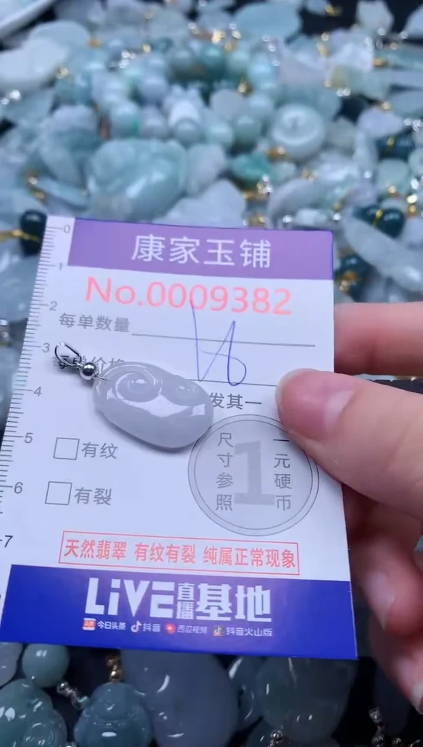 颈饰未镶嵌翡翠9382