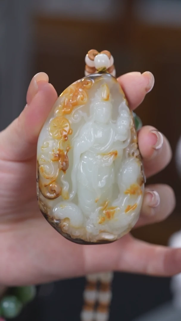 【闪购商品】和田玉吊坠未镶嵌观音