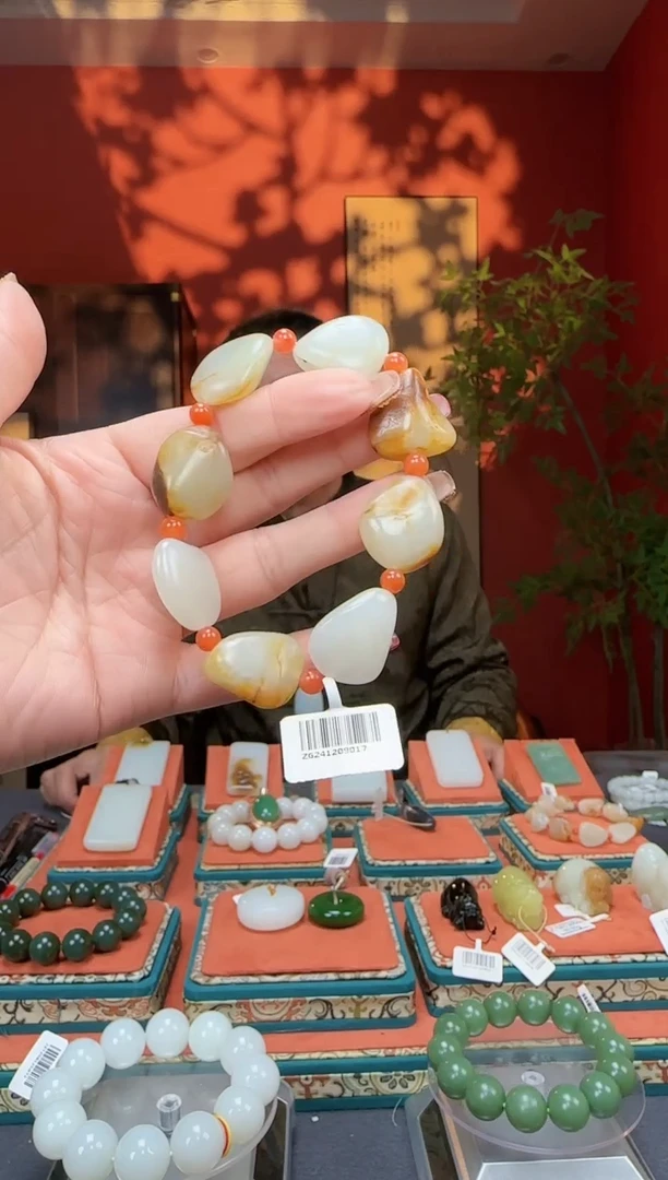 【闪购商品】和田玉手串未镶嵌手串58克