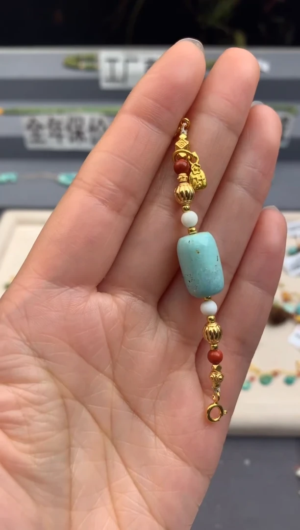 未镶嵌绿松石半链茜.B212