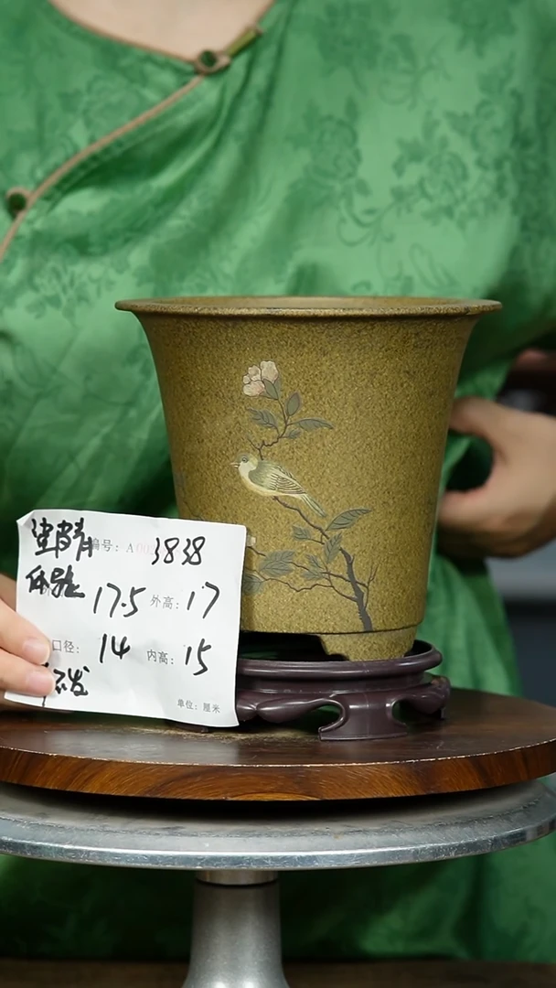 紫砂花盆3838+S紫砂花盆紫砂