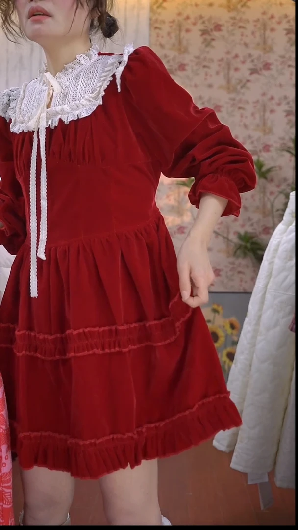 挂脖款63383红色短款-M