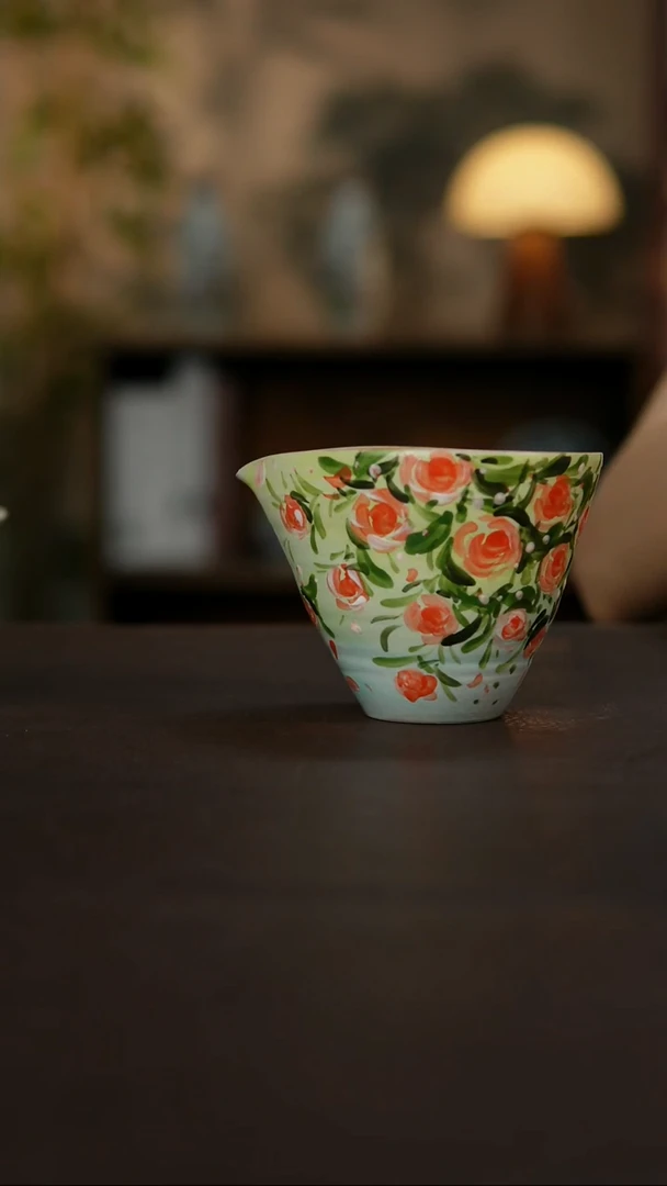 景德镇陶瓷杯碗柴烧多人