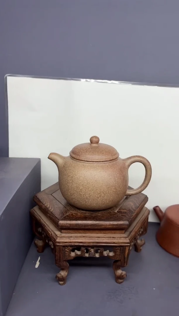 茶壶紫砂青降坡 匏尊