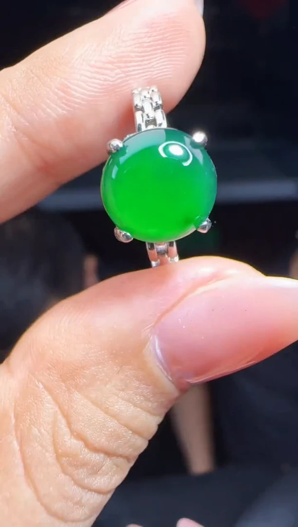 未镶嵌定制翡翠翡翠戒指193
