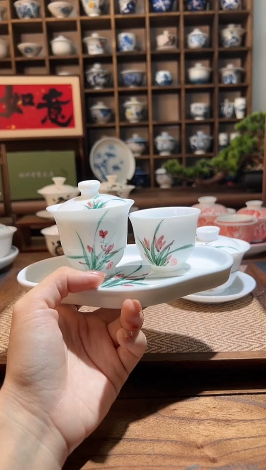【闪购商品】五彩兰花三件套