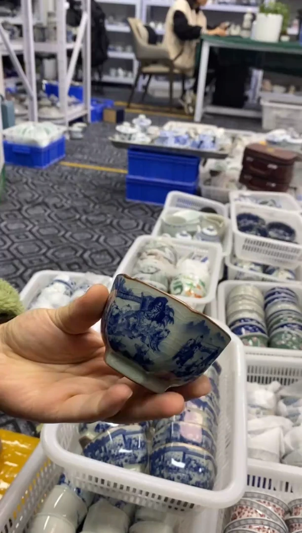 摆件陶景德陶瓷茶具容量约70