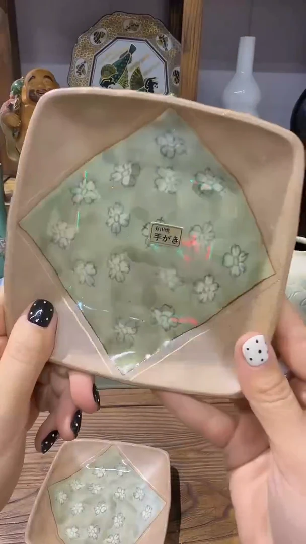 有田烧盘子3只··