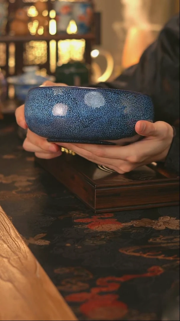 窑变兔毫茶洗（安全包装）