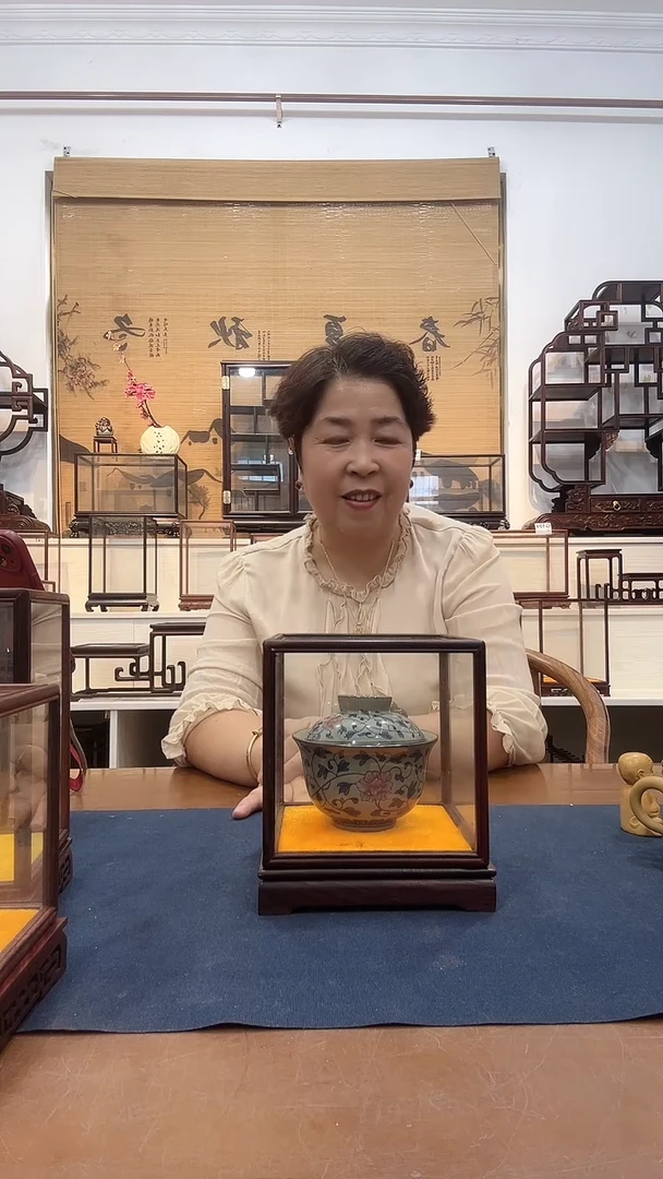 红酸枝木类玻璃罩584