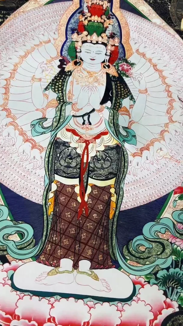 卷轴画绘画类唐卡   16009