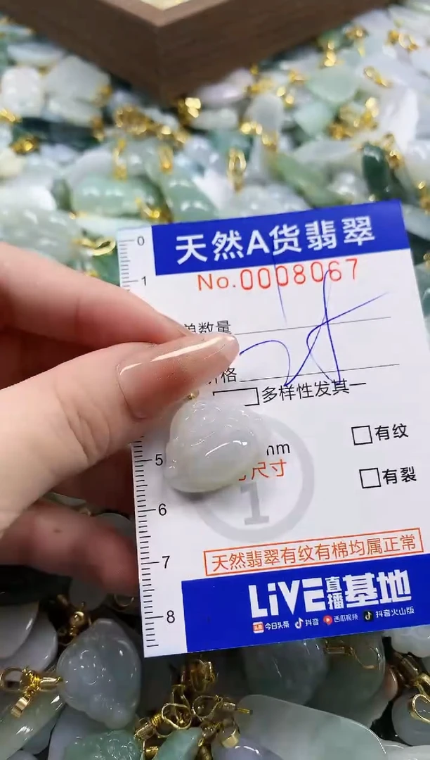 颈饰未镶嵌翡翠天然A货翡翠