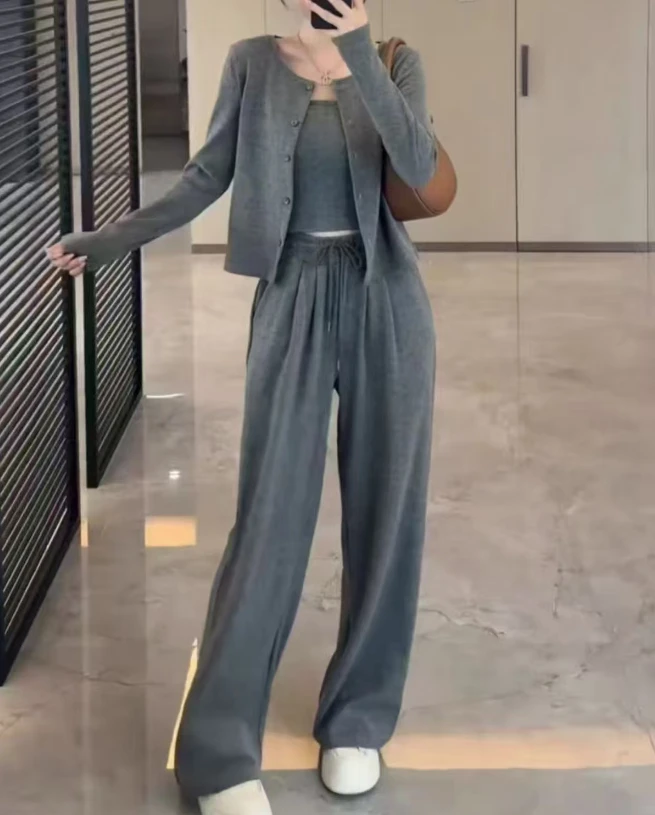 【叶子好物】B687女士精品三件套 糯米三件套