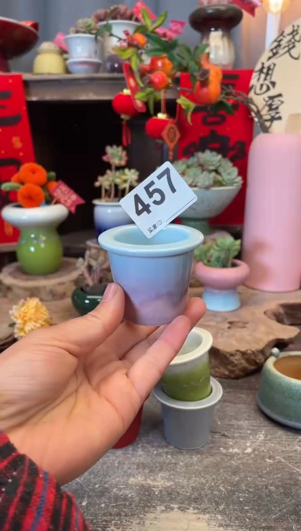 【闪购商品】摆件457知木小芳花盆