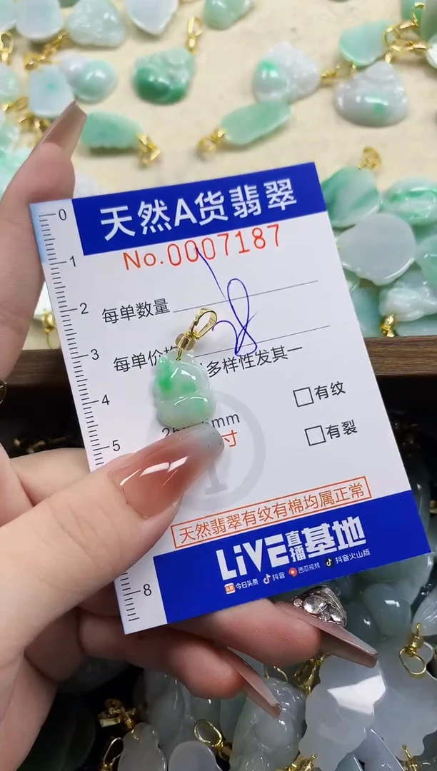 颈饰未镶嵌翡翠天然A货翡翠