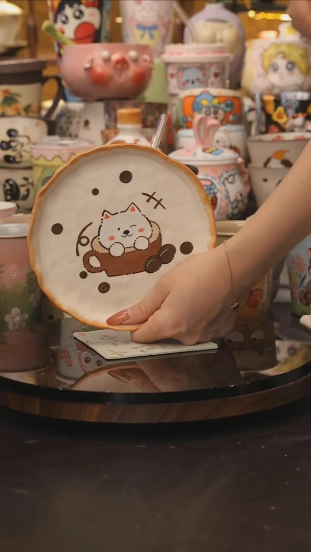 景德镇釉下彩绘设计师款式陶瓷