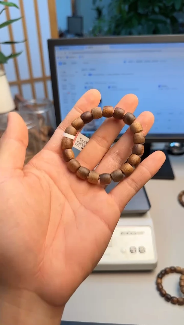 沉香手串海南熟结天然沉香