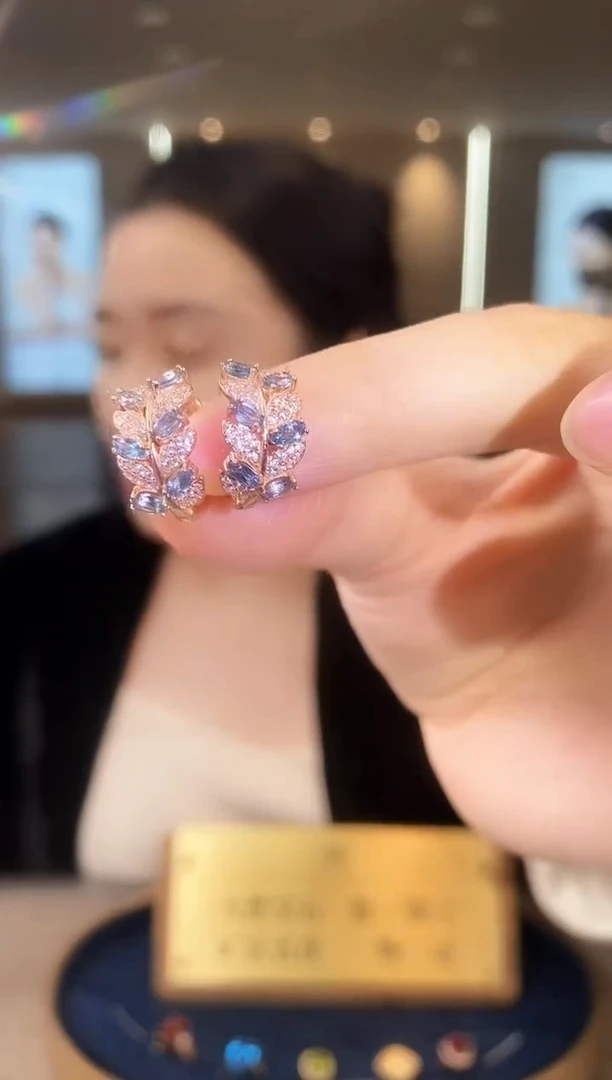 【闪购商品】托帕石耳饰银S925镶嵌04