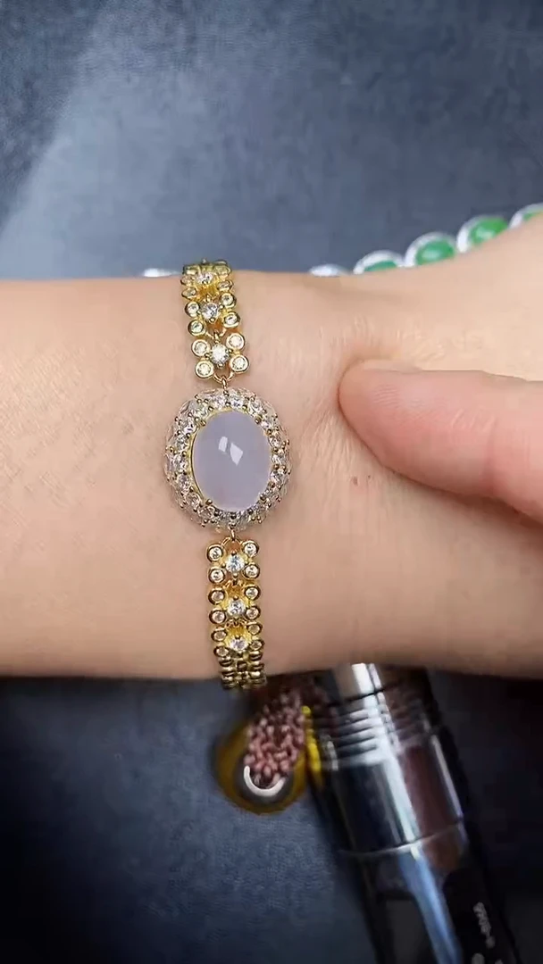 银S925镶嵌戒指翡翠1240