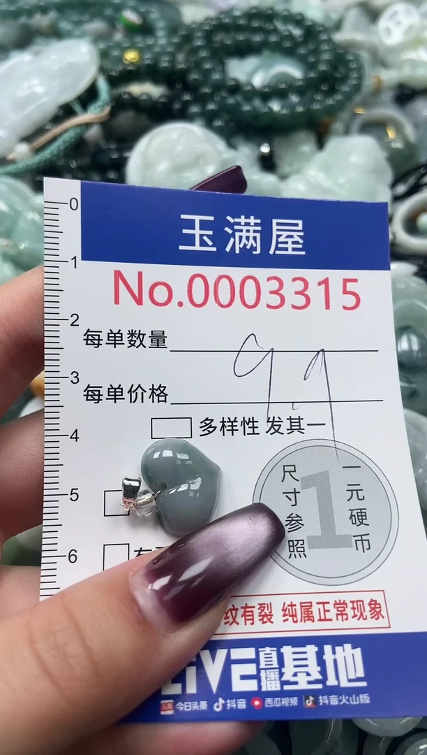 颈饰未镶嵌翡翠3315