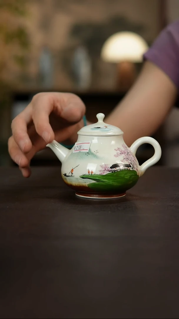 杯景德镇陶瓷杯碗柴烧多人